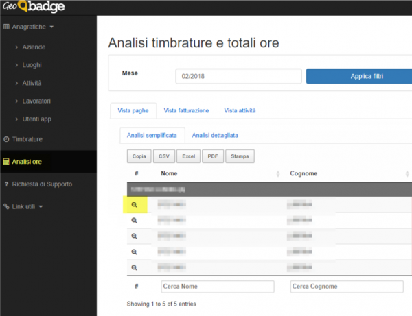 AGGIUNGERE, MODIFICARE O ELIMINARE UNA TIMBRATURA DAL PORTALE MY GEO BADGE