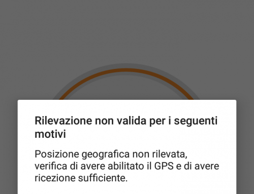 Problemi nella lettura delle coordinate GPS – Posizione GPS non rilevabile – GEO BADGE