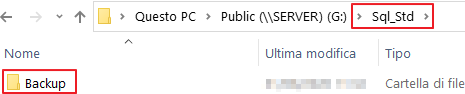 Cartella Backup